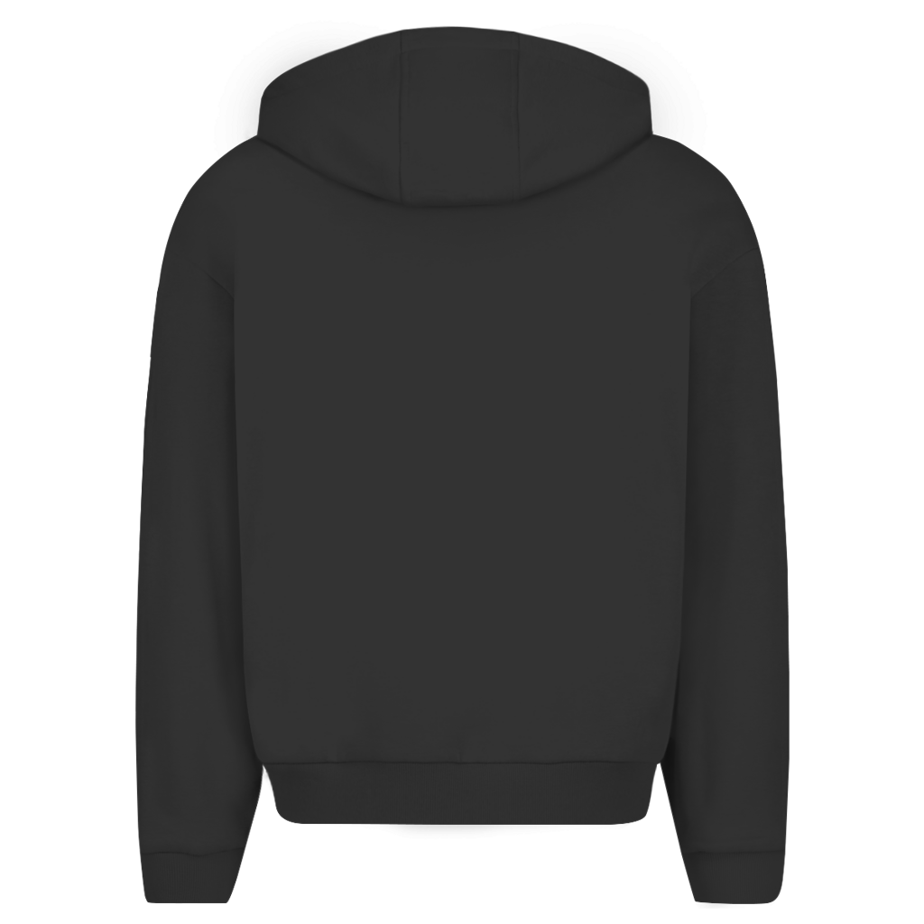 Oversize Zipper Hoodie Black