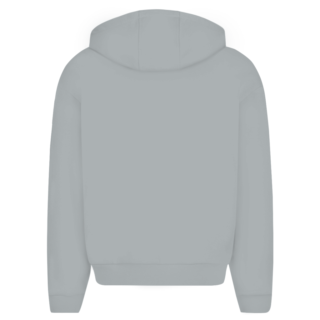 Oversize Zipper Hoodie Light Asphalt