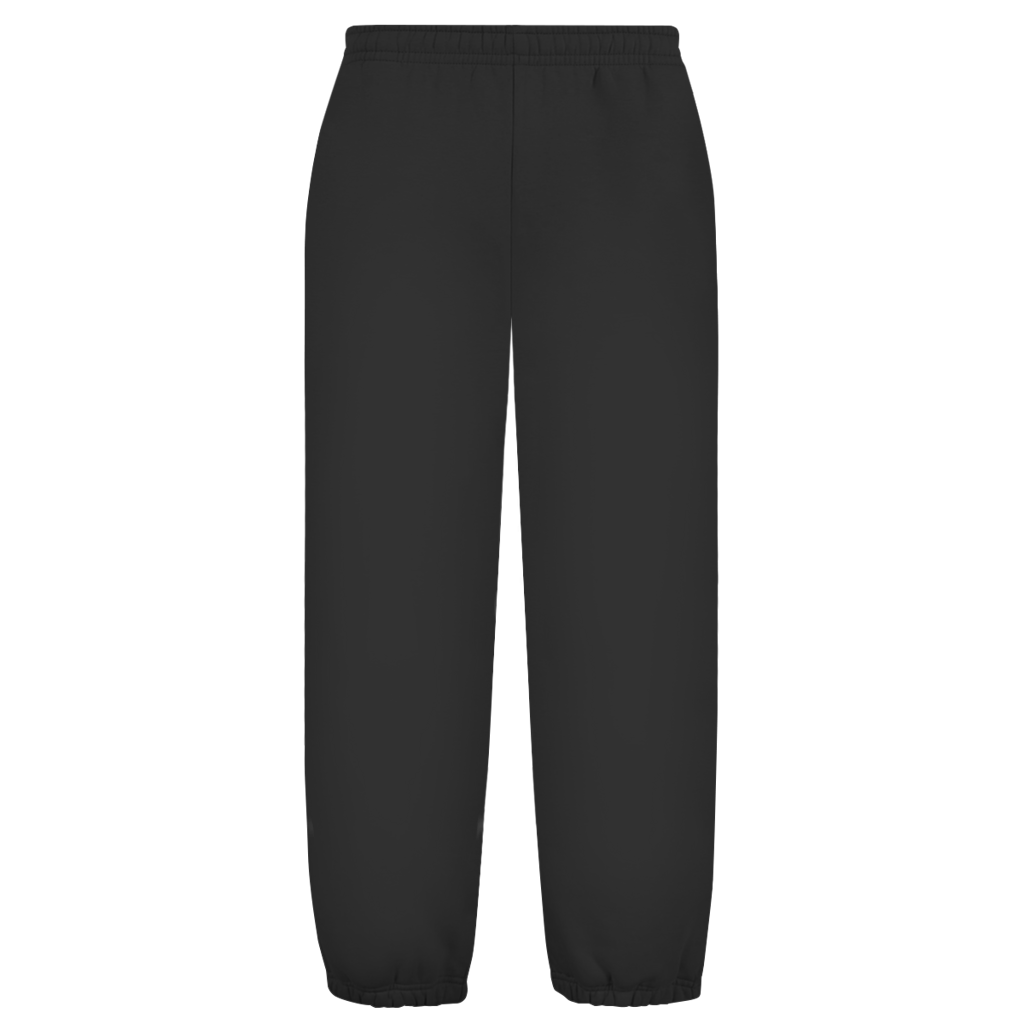Oversize Fluffy Sweatpants Black