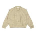 Unisex Plaid Full-Zip Track Jacket