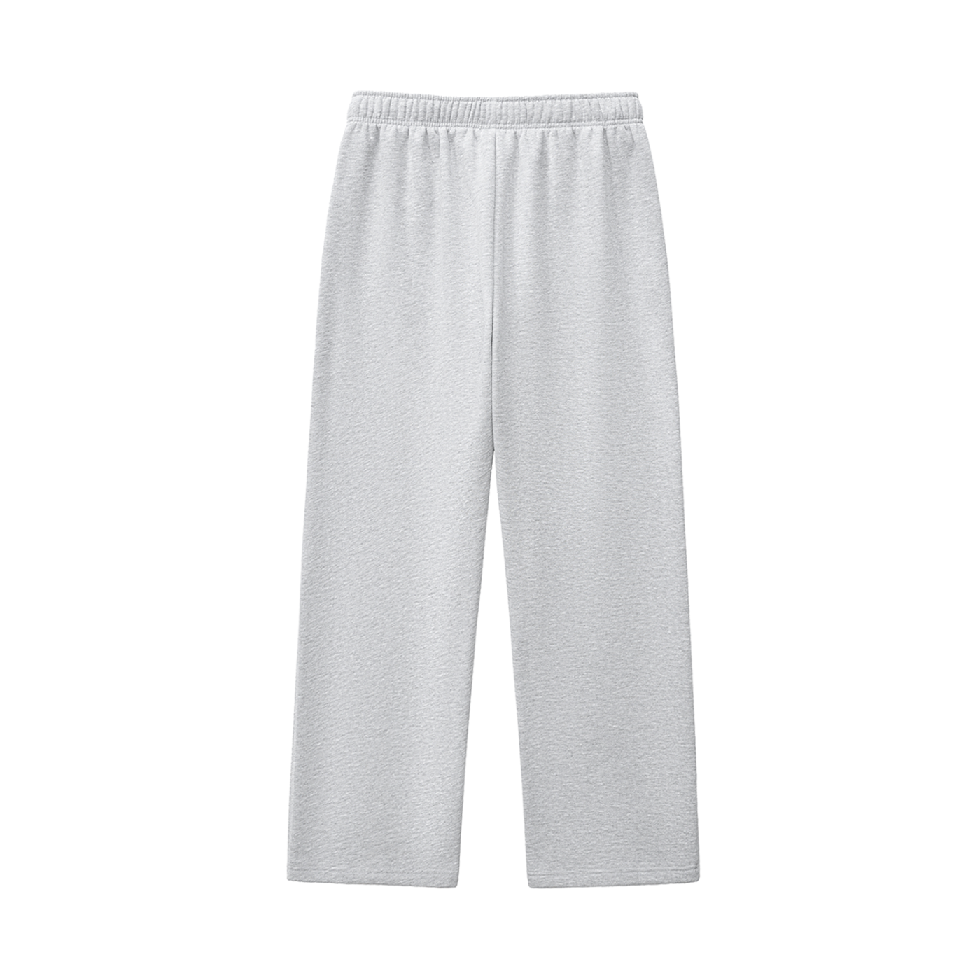 Contrast-Stitched Fleece Sweatpants Grey
