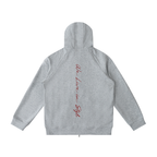 Heavyweight Raglan Sleeve Zip Hoodie
