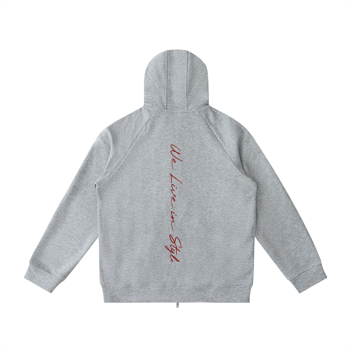 Heavyweight Raglan Sleeve Zip Hoodie