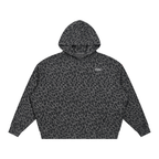 Unisex Boxy Leopard Print Hoodie