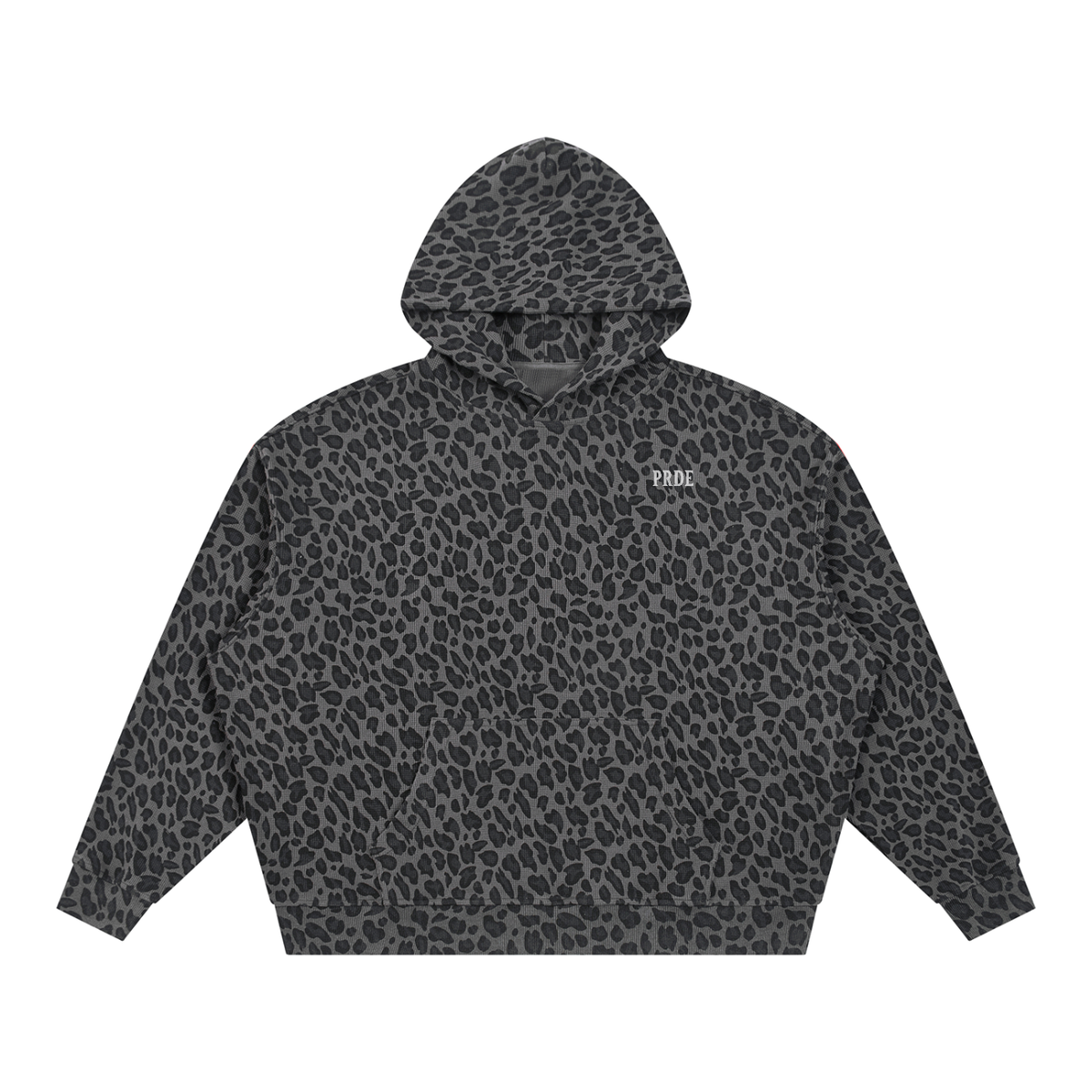 Unisex Boxy Leopard Print Hoodie