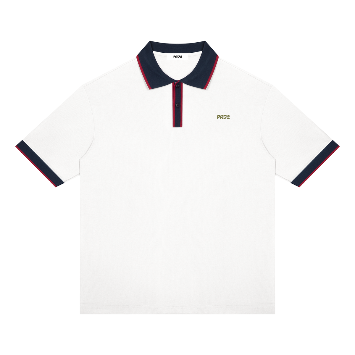 Unisex Color Block Polo Shirt