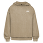 Oversize Washed Hoodie Beige