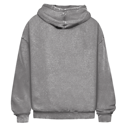 Oversize Washed Hoodie Grey