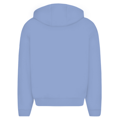 Oversize Zipper Hoodie Powder Blue