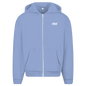 Oversize Zipper Hoodie Powder Blue