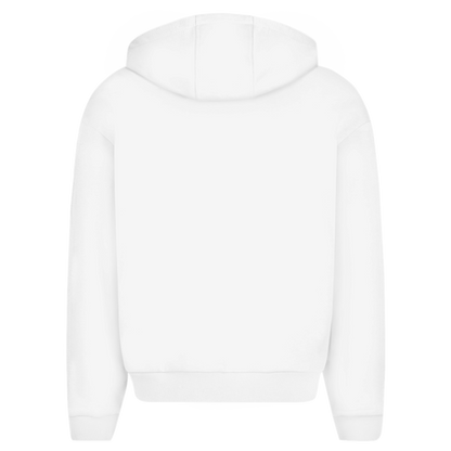Oversize Zipper Hoodie White