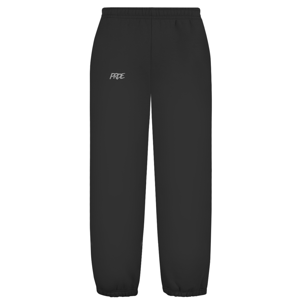 Oversize Fluffy Sweatpants Black