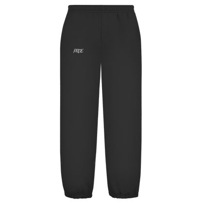 Oversize Fluffy Sweatpants Black