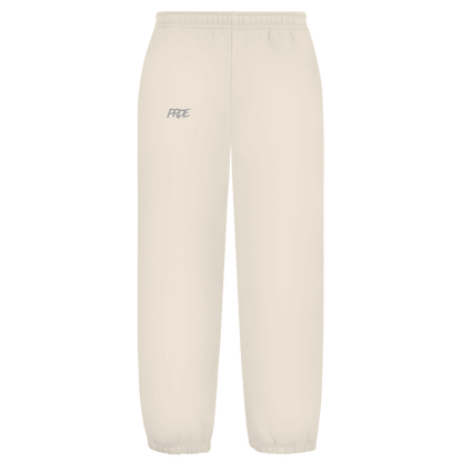 Oversize Fluffy Sweatpants White Sand