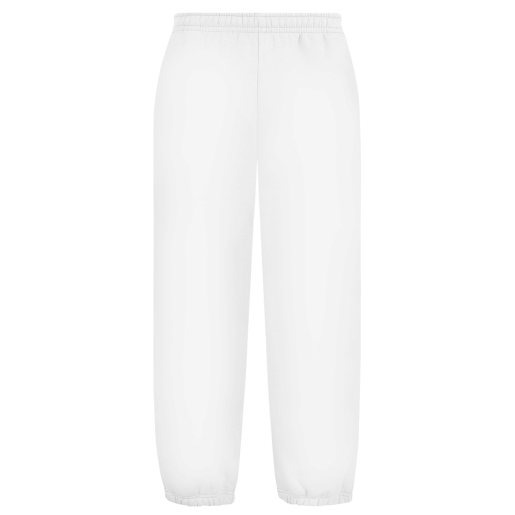 Oversize Fluffy Sweatpants White