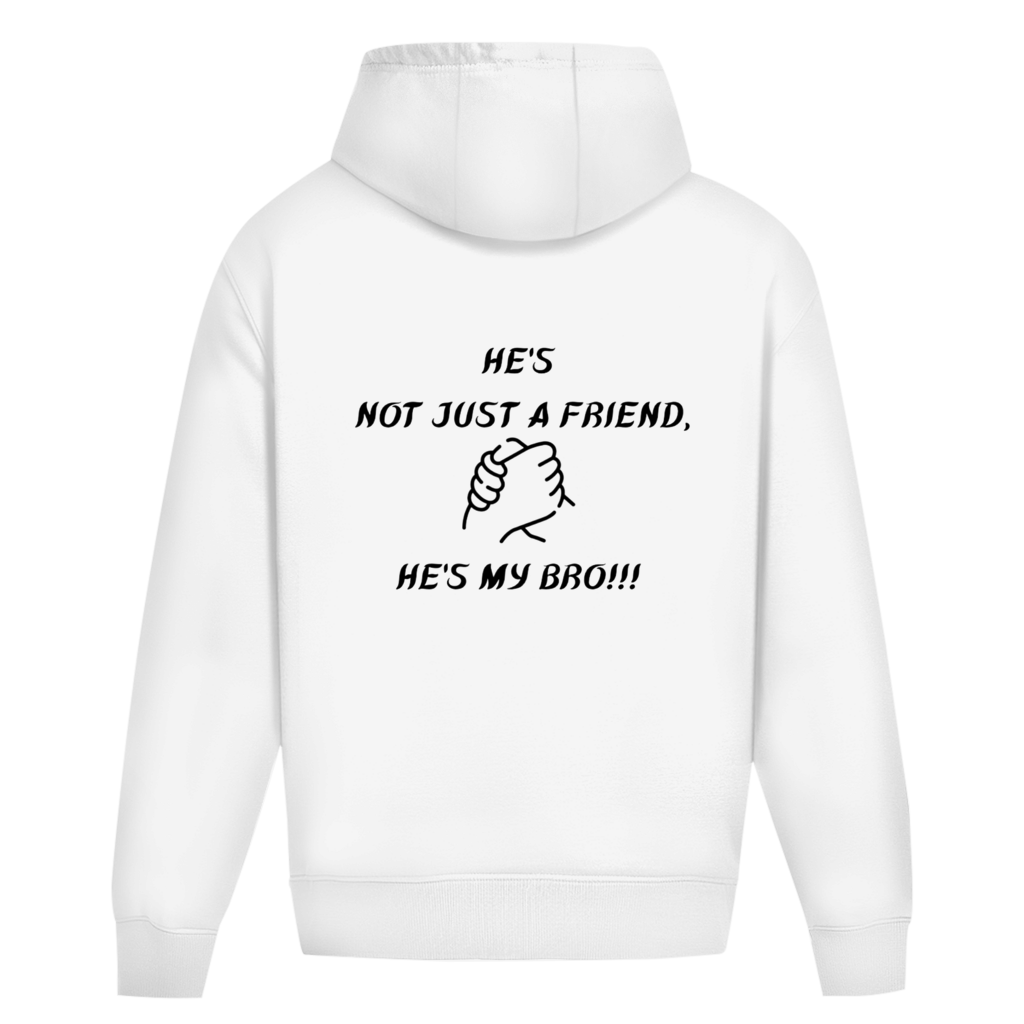 Oversize Bros Hoodie White and More