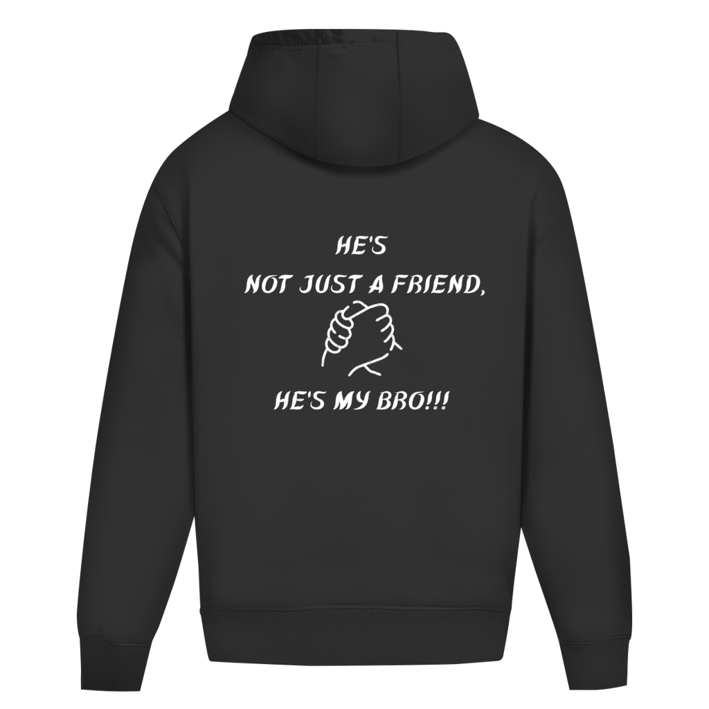 Oversize Bros Hoodie Black