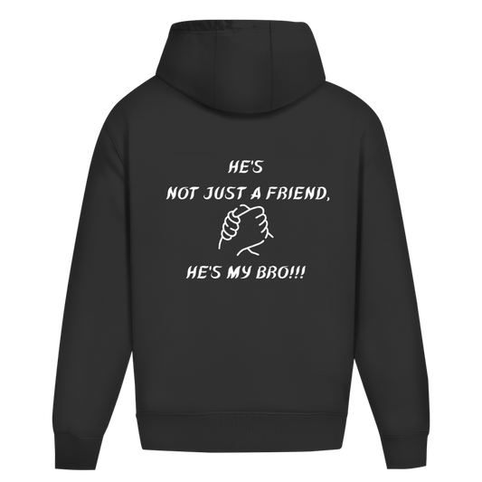 Oversize Bros Hoodie Black
