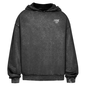 Oversize Washed Hoodie Fast Edition Black ll