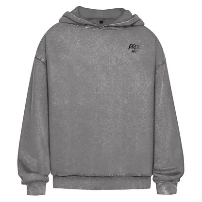 Oversize Washed Hoodie Fast Edition Grey ll