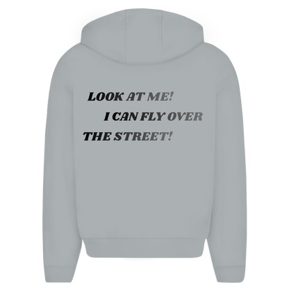 Oversize Zipper Hoodie Fast Edition Grey