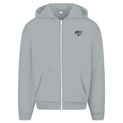 Oversize Zipper Hoodie Fast Edition Grey