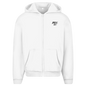 Oversize Zipper Hoodie Fast Edition White