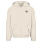 Oversize Zipper Hoodie Fast Edition Beige