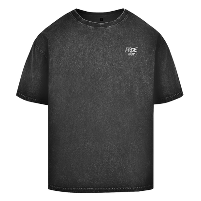 Oversize Washed T-Shirt Fast Edition Black
