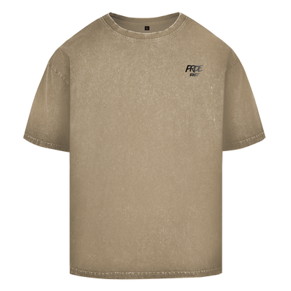 Oversize Washed T-Shirt Fast Edition Beige