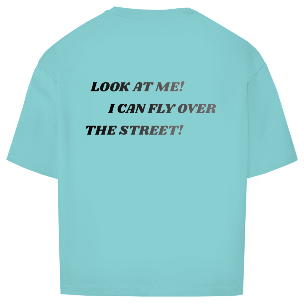 Oversize T-Shirt Fast Edition Beryl Blue