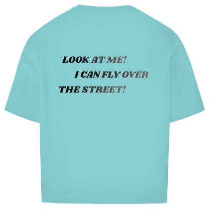 Oversize T-Shirt Fast Edition Beryl Blue