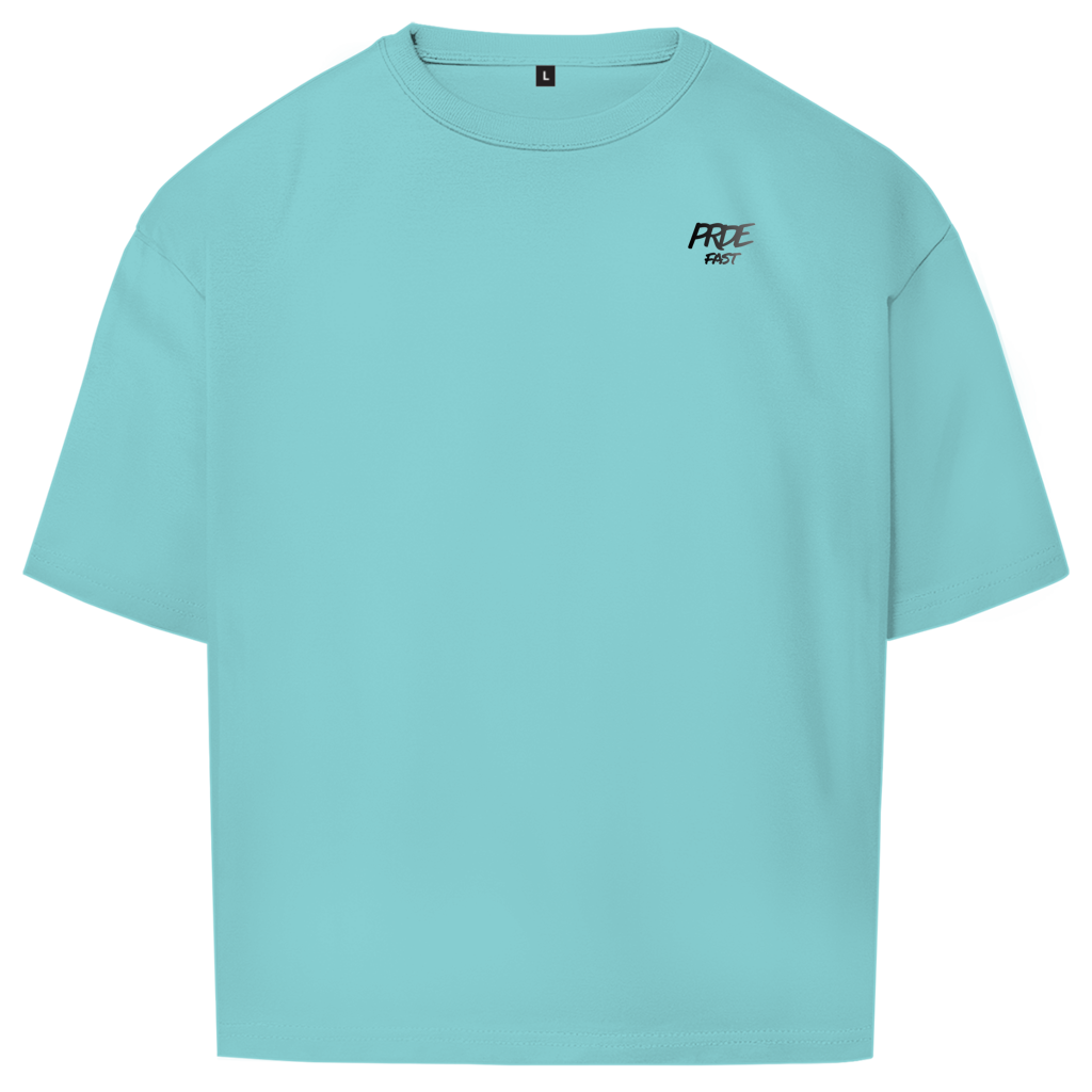Oversize T-Shirt Fast Edition Beryl Blue