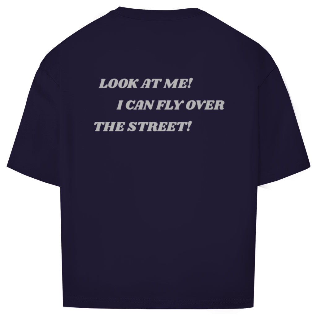 Oversize T-Shirt Fast Edition Navy/Purple