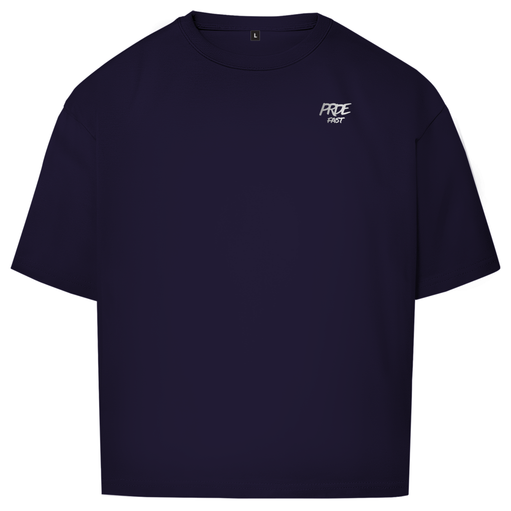 Oversize T-Shirt Fast Edition Navy/Purple
