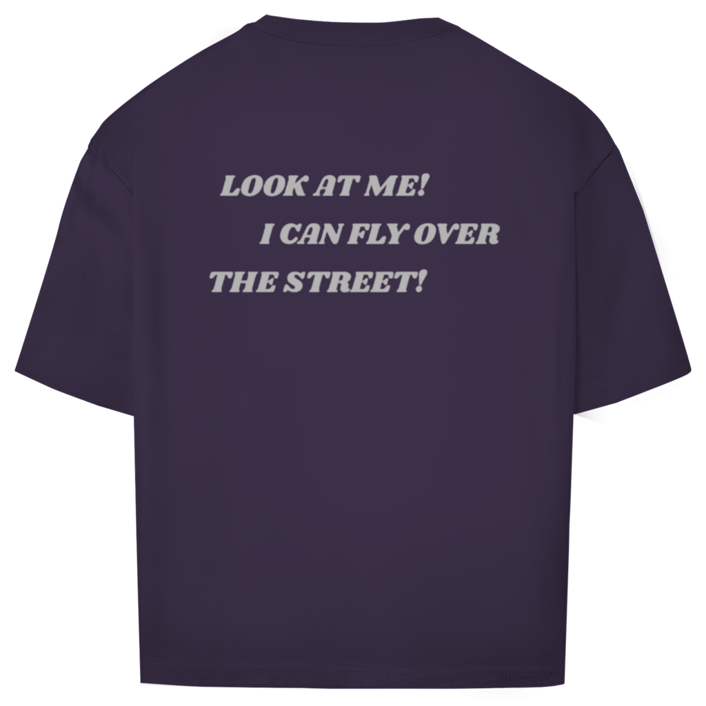 Oversize T-Shirt Fast Edition Navy/Purple