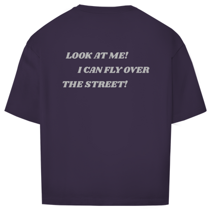 Oversize T-Shirt Fast Edition Navy/Purple