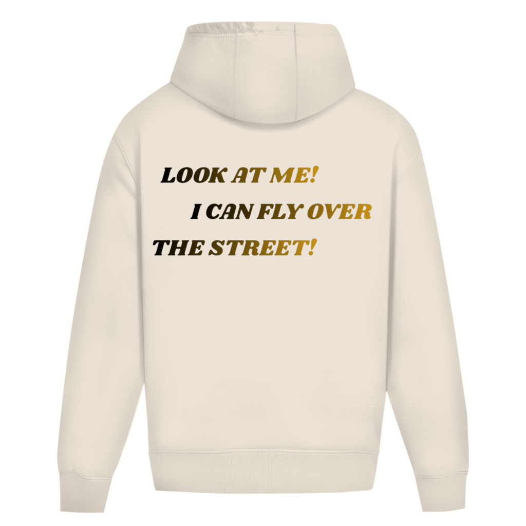 Oversize Hoodie Fast Edition White Sand