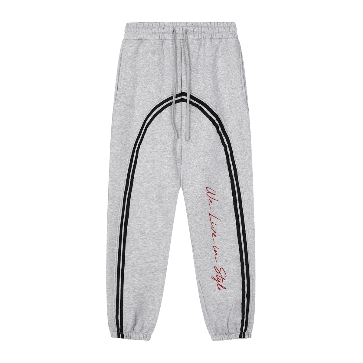 Sun Fade Contrast Tape Fleece Jogged Sweatpants
