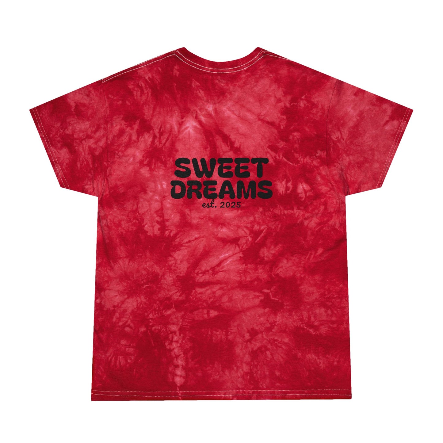 Crystal Blue/Red Tie-Dye Tee