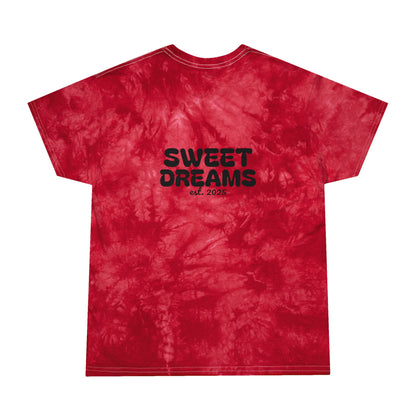 Crystal Blue/Red Tie-Dye Tee