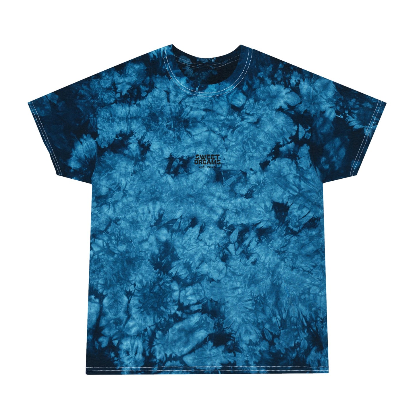Crystal Blue/Red Tie-Dye Tee