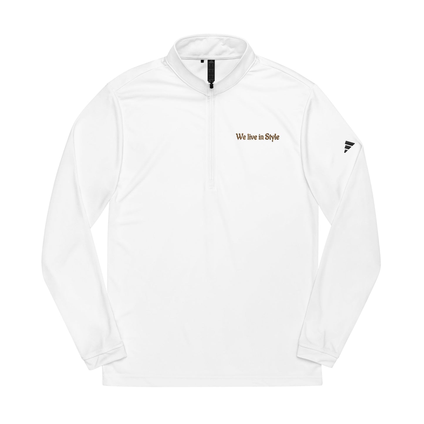 Embroidered Quarter-Zip Pullover