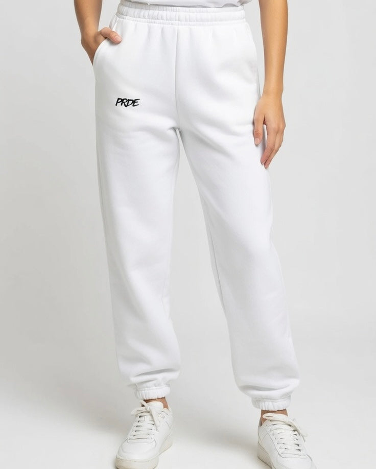 Oversize Fluffy Sweatpants White