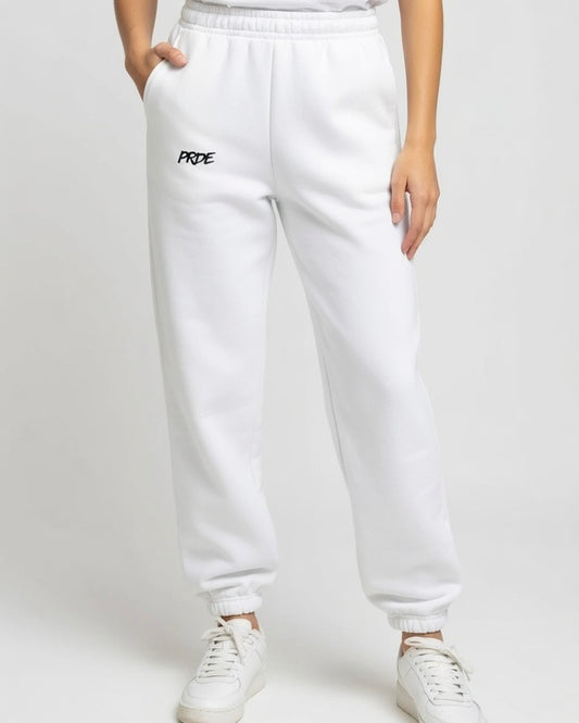 Oversize Fluffy Sweatpants White
