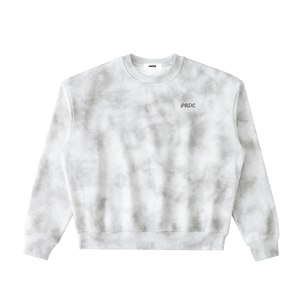 Dirty Washed Boxy Fleeced Sweatshirt