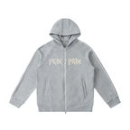 Heavyweight Raglan Sleeve Zip Hoodie