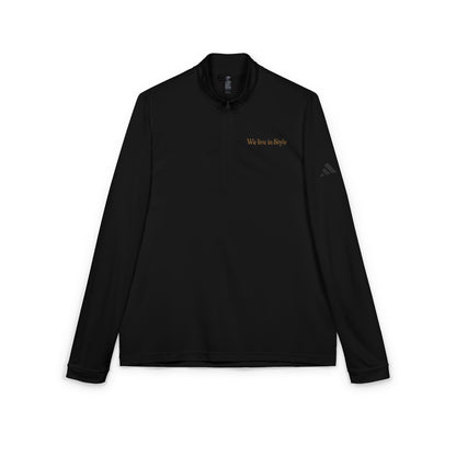 Embroidered Quarter-Zip Pullover