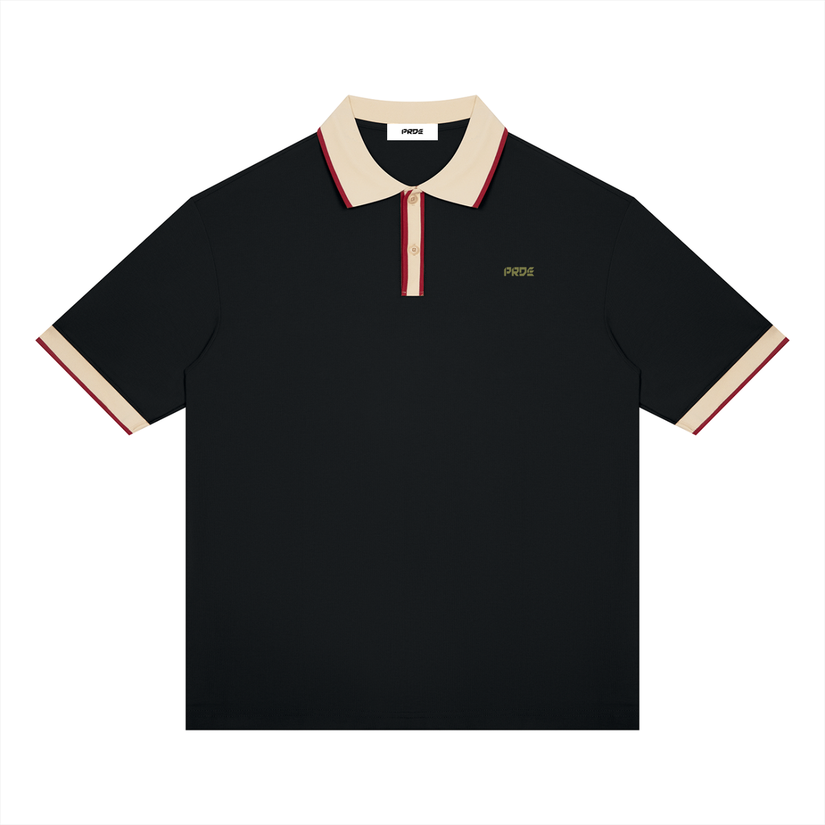 Unisex Color Block Polo Shirt
