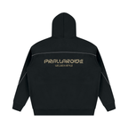 Unisex Oversized Piping Fleece Hoodie